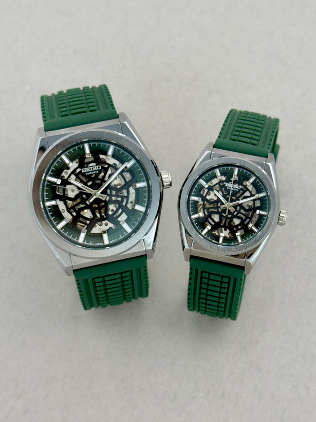 ساعت مچی ست سیکو 3134 اتوماتیک کوکی ست مردانه زنانه شیشه ضدخش لوکس